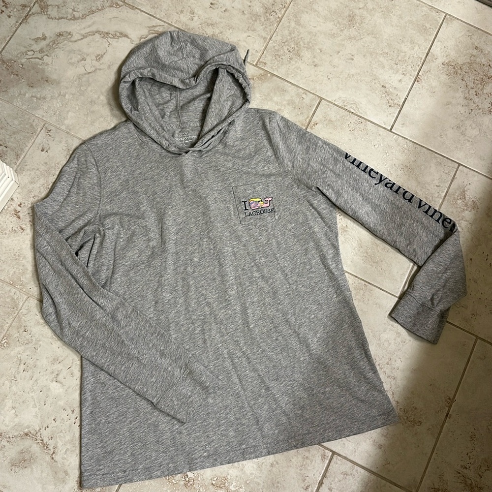 Vineyard Vines Lacrosse hooded tee